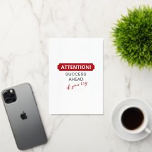 ¡Atención! Éxito En Adelante, Si Lo Intentas