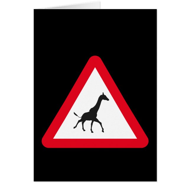 Atención: Giraffe Crossing! (Frente)