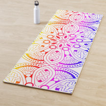 Atención Mandala Diseño Yoga Mat