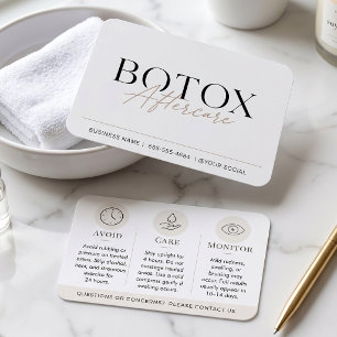 Atención Posterior a Botox Beige Minimalista Simpl