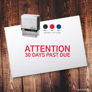 Atención uno mismo atrasado de 30 días que entin