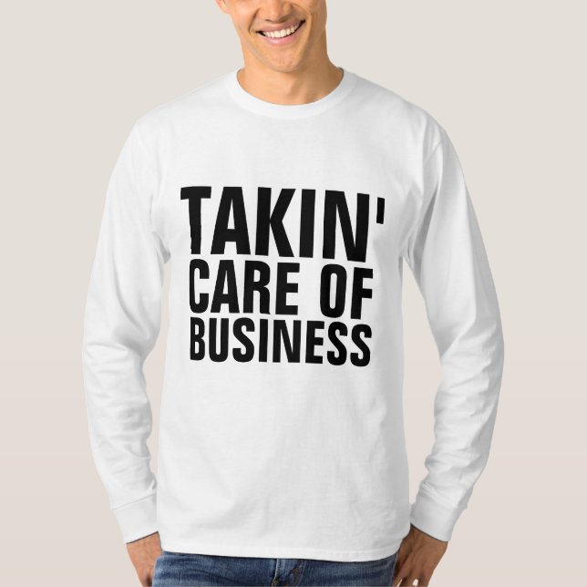 ATENDIENDO NEGOCIOS, PLAYERAS VINTAGE (Anverso)