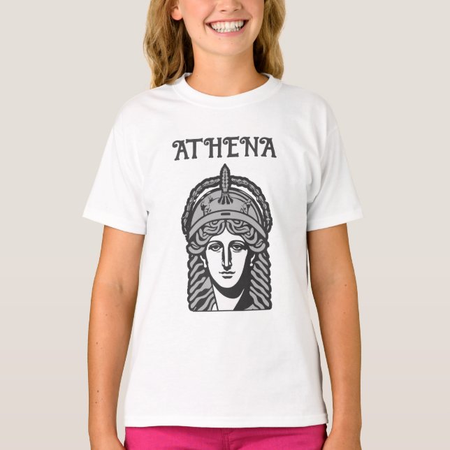 Atenea, diosa patrocinadora de la camiseta de Aten (Anverso)