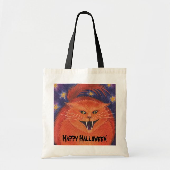 Aterradora bolsa de 'Feliz Halloween' (Frente)