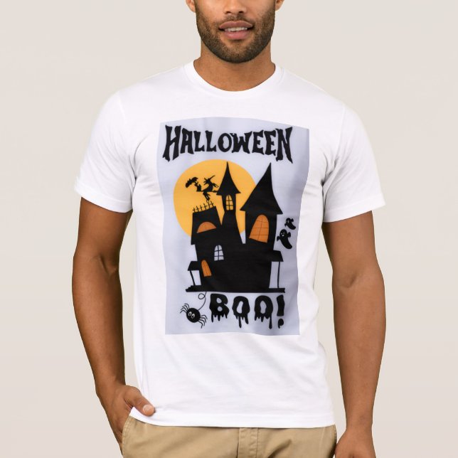 Aterradora camiseta de Halloween (Anverso)