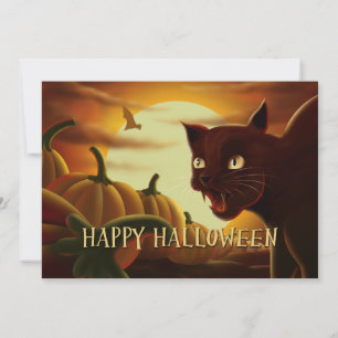 Aterradora invitación a la celebración de Hallowee