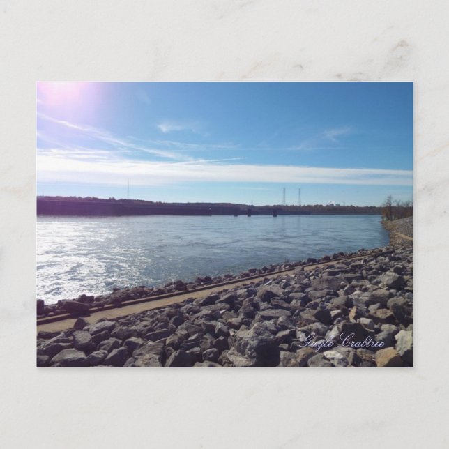 Aterrizaje de Pickwick, postal de Tennessee (Anverso)