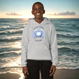 Aterrizar con el cangrejo azul