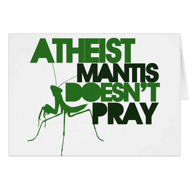 Atheist Mantis (Anverso (Horizontal))