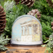 Athens Greece Snow Globe – Ancient Landmark Travel