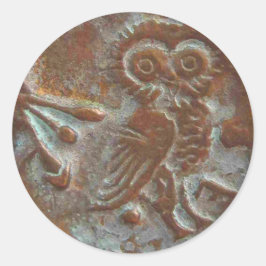 Athens Owl Pegatina