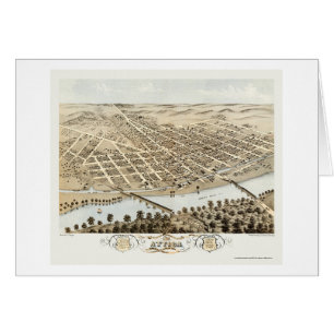 Atica, EN el mapa panorámico - 1869