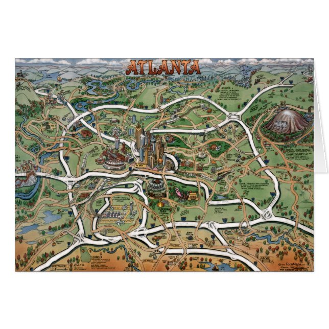 Atlanta Georgia (Anverso (Horizontal))
