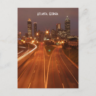 Atlanta Georgia en la tarjeta postal Dusk