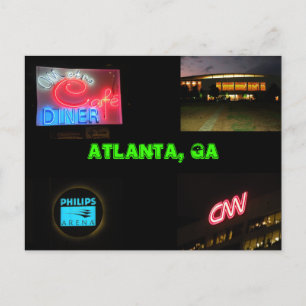 Atlanta, tarjeta postal GA