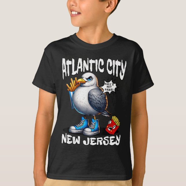 Atlantic City New Jersey Seagull French Fries Funn (Anverso)