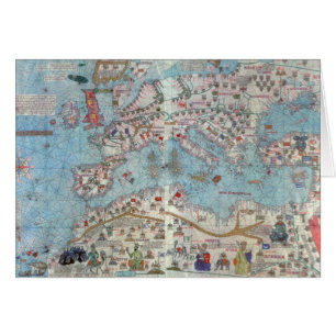 Atlas catalán: Detalle de la África del Norte y