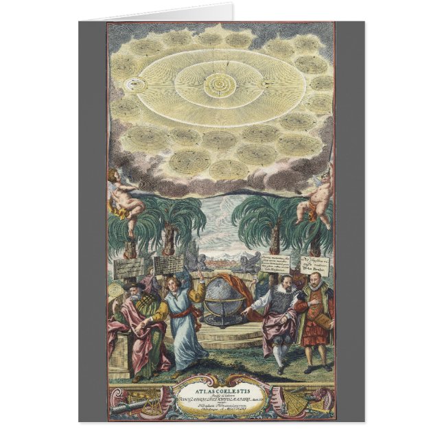 Atlas Coelestis de Doppelmaier, Astronomía de époc (Frente)