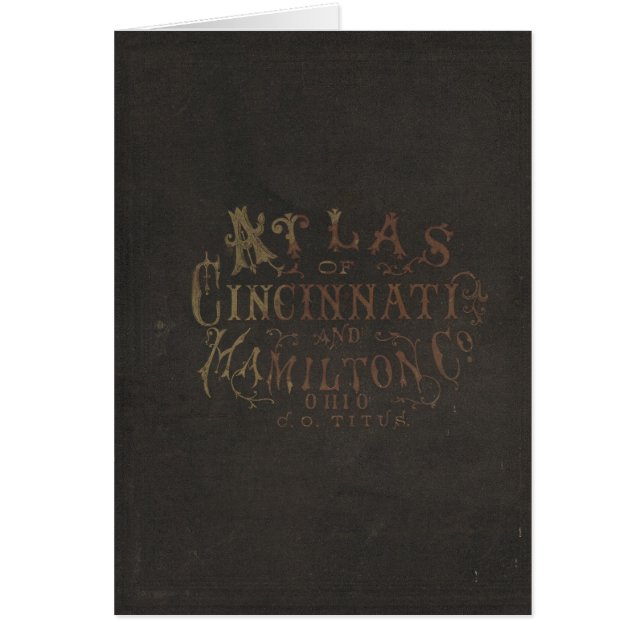 Atlas del Condado de Hamilton (Frente)