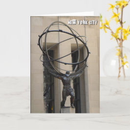 Atlas Holding the Heavens - tarjeta