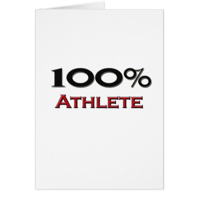 Atleta del 100 por ciento (Frente)