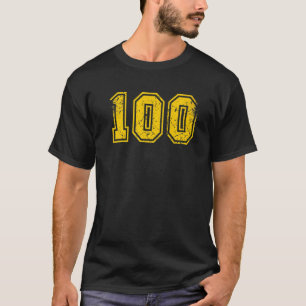 Atleta deportiva número 100 de Jersey uniforme