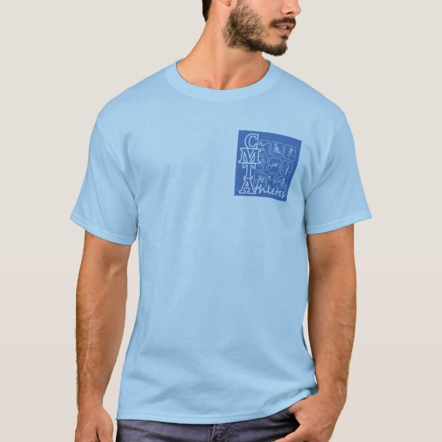 Atletas CMTA de la camiseta de los hombres (Anverso)