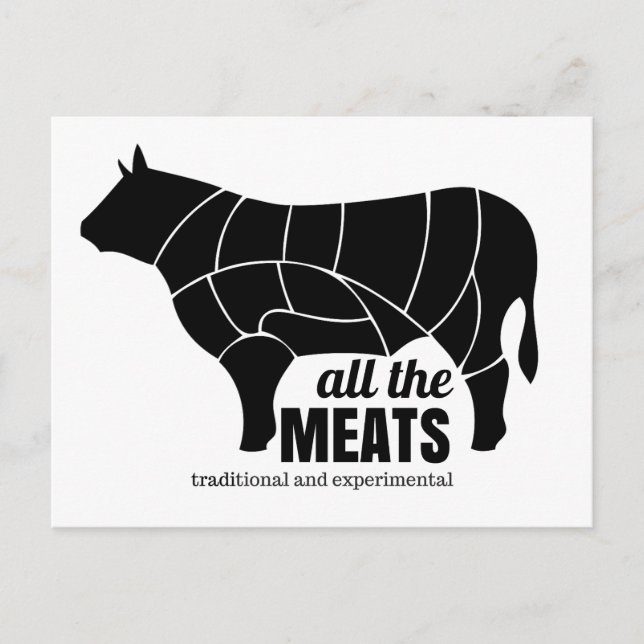 ATM - Tarjeta postal Beefy Badness (Anverso)