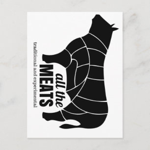 ATM - Tarjeta postal Beefy Badness