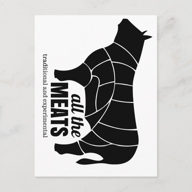 ATM - Tarjeta postal Beefy Badness (Anverso)