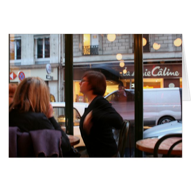 Atmósfera parisina Tarjeta Caline Rue Rambuteau (Anverso (Horizontal))