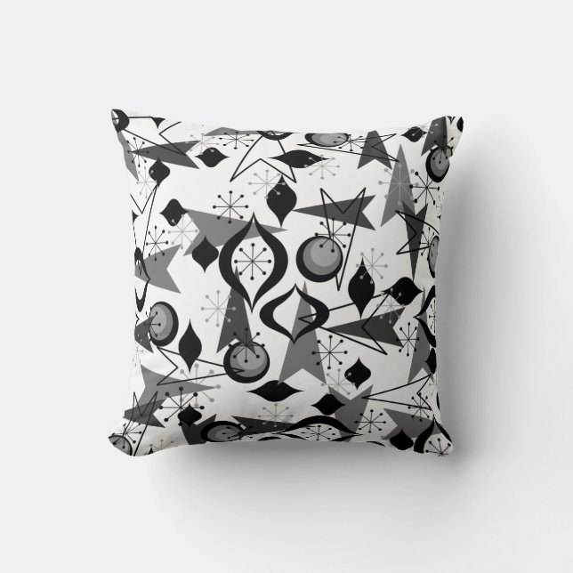 Atómico, cincuenta, Cojín decorativo de poliéster  (Anverso)