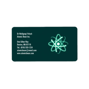Átomo - Etiqueta científica