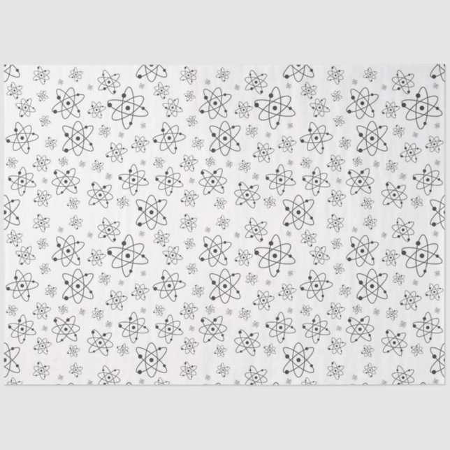 átomos en papel tisular en movimiento (Anverso)