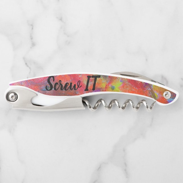 "Atorníllelo" sacacorchos (Anverso)