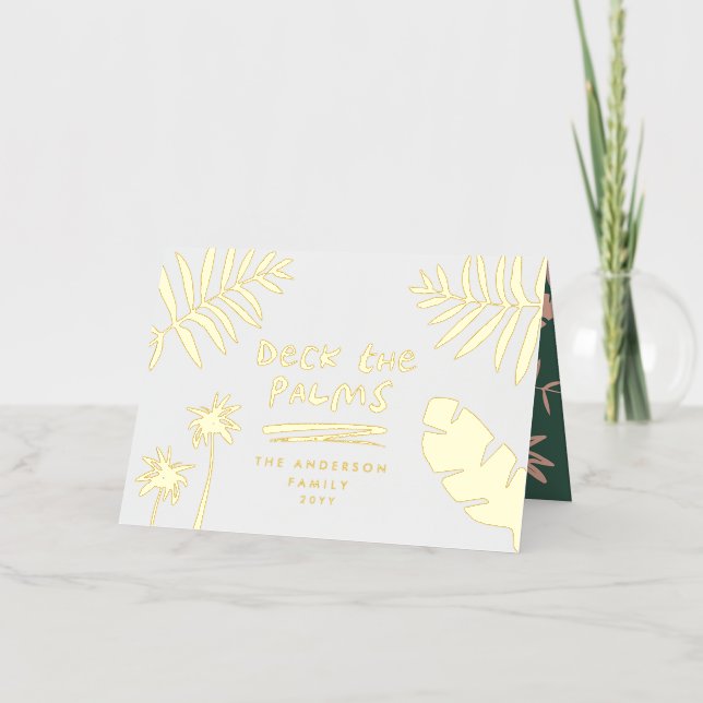 atracar a los navidades de palmeras tropicales mod (Anverso)