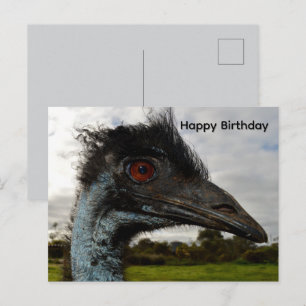 Atracción de Emú Australiano, Tarjeta de Cumpleaño