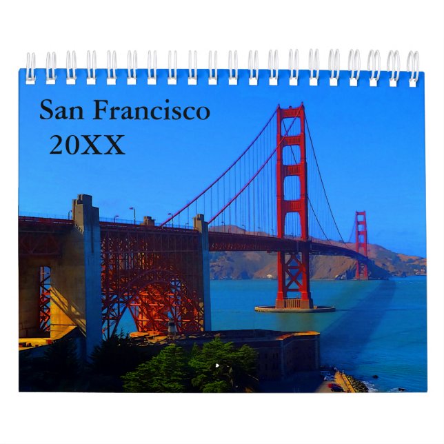 Atracciones de San Francisco #1 Calendario (Tapa)