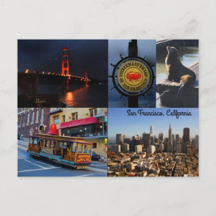 Atracciones de San Francisco #2 postal