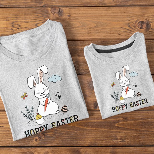 Atractiva camiseta de conejito de Pascua (Subido por el creador)