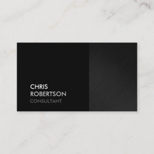 Atractiva tarjeta de presentación Gray Black