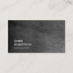 Atractiva tarjeta de presentación Gray Chalkboard
