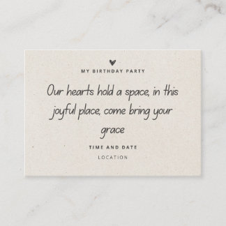 Atractivo Día de la Invitación Elegante y Minimali