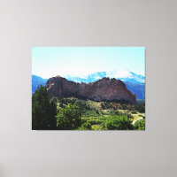 Atractivo Paisaje Montañoso Arte De Lienzo Acondic
