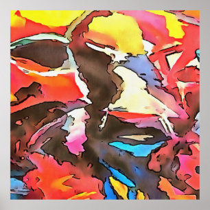 Atractivo resumen de vaca arte de contorno negro