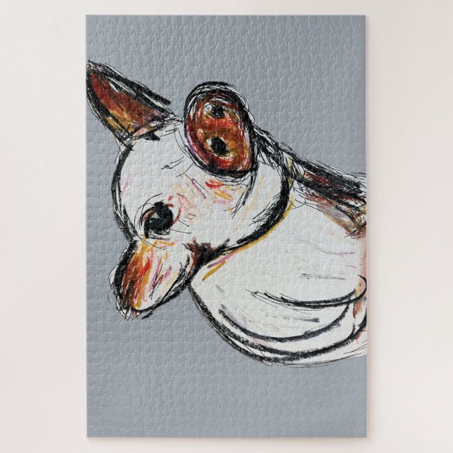 Atractivo rompecabezas de cerdo de Molly Magdalain (Vertical)