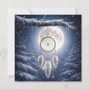 Atrapa sueños de la luna del solsticio de invierno