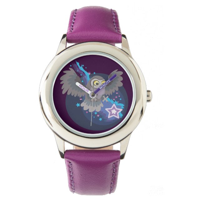 Atrapa un reloj de muñeca de Lechuza Estrella~muñe (Anverso)