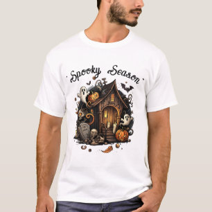 Atrapada Casa Tocante Camiseta 👻 🎃