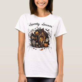 Atrapada Casa Tocante Camiseta 👻 🎃